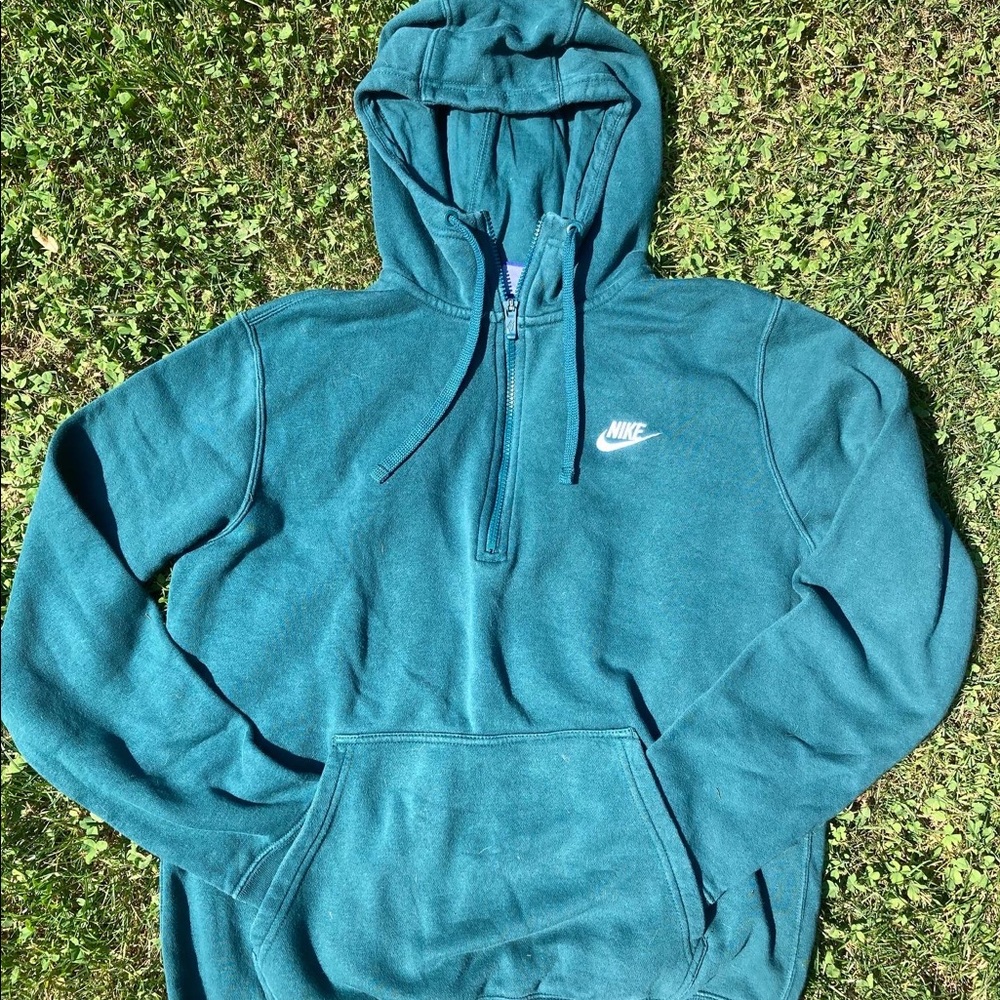 vintage nike half zip hoodie - Picture 1 of 4
